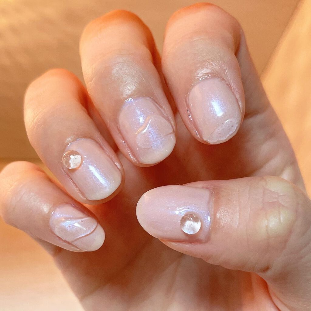 プレミアムノーワイプトップジェル/ネイル工房/ジェルネイルを使ったクチコミ(5枚目)