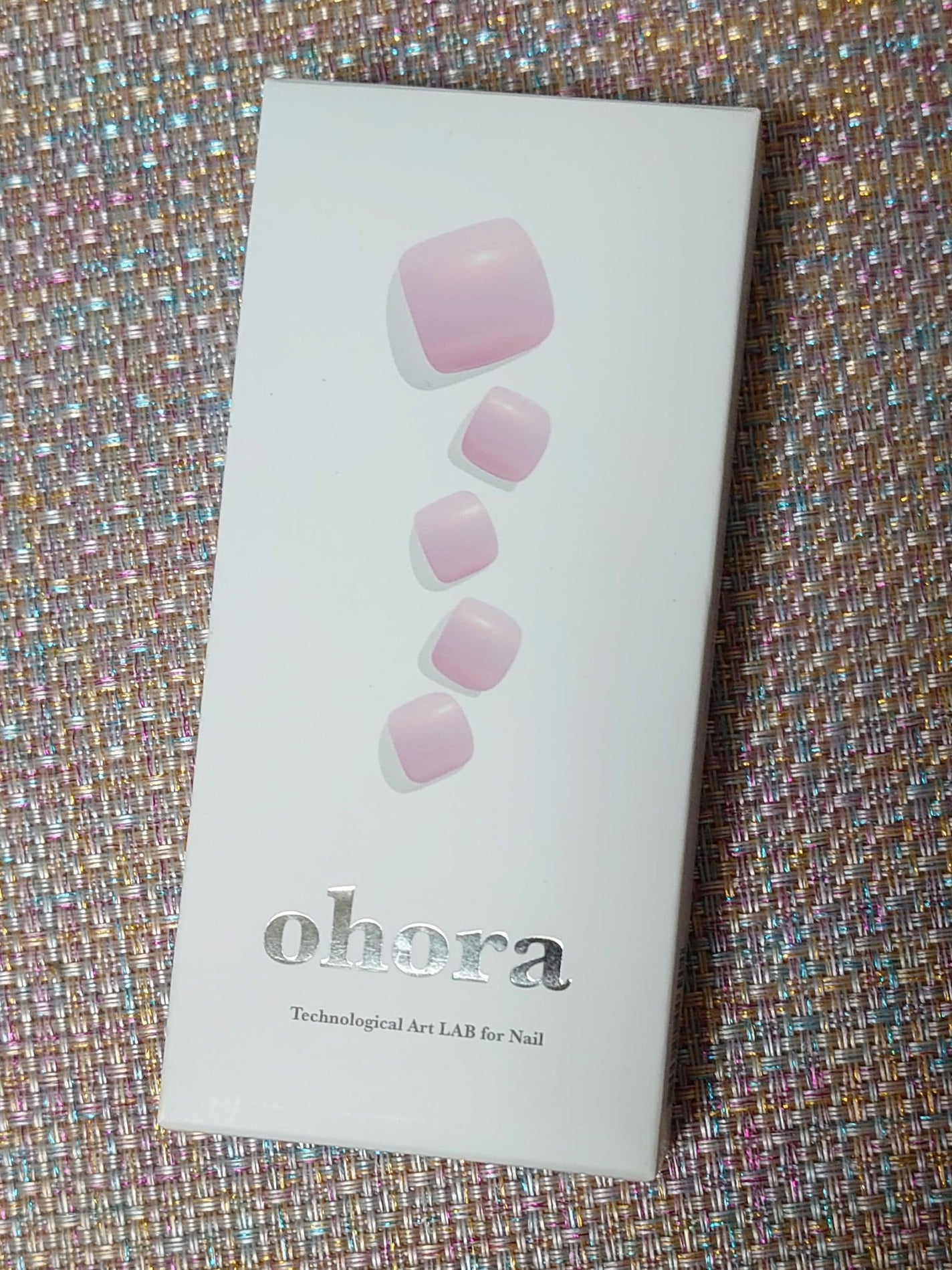 セミキュアジェルネイル(ペディキュア)/ohora/ネイルシールを使ったクチコミ(1枚目)