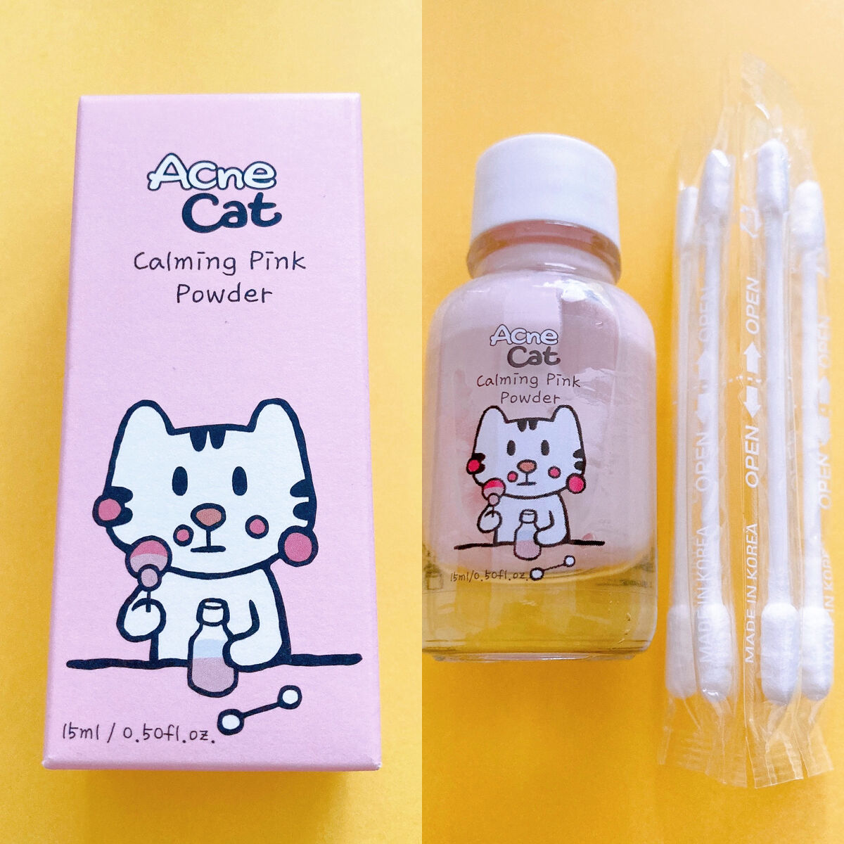 カーミングピンクパウダー/Acne Cat/にきびパッチを使ったクチコミ（3枚目）