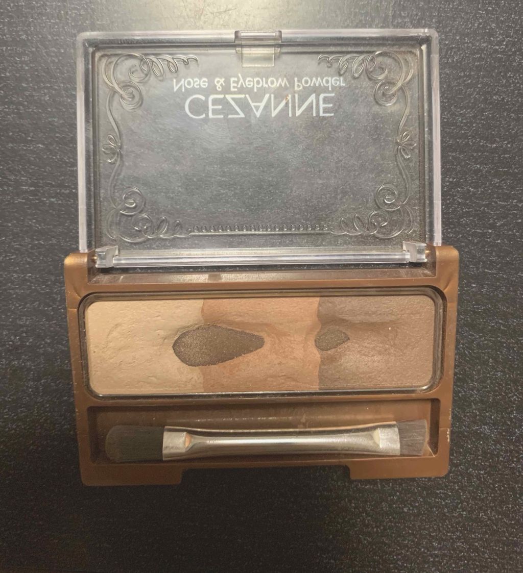 ノーズ＆アイブロウパウダー/CEZANNE/パウダーアイブロウを使ったクチコミ（1枚目）