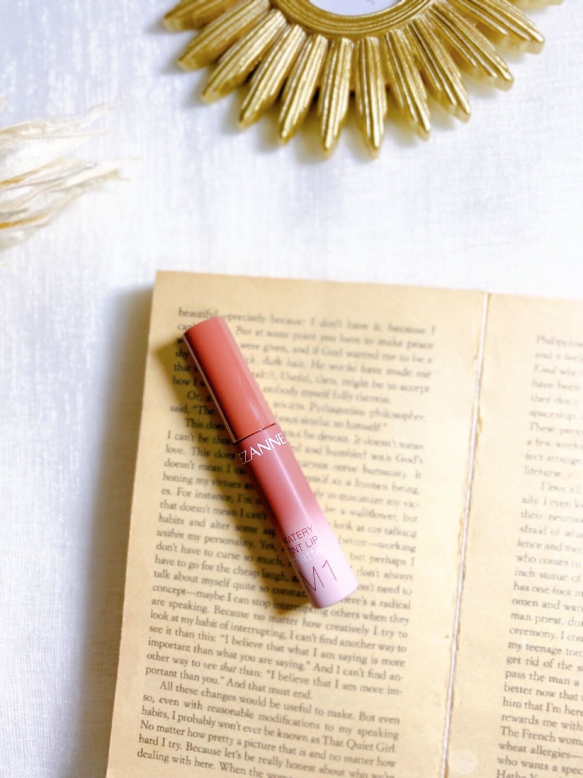 ウォータリーティントリップ マット/CEZANNE/リップティントを使ったクチコミ（1枚目）