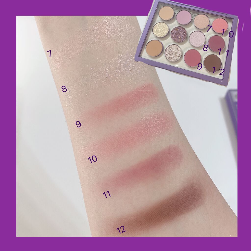 ZEESEA ピクセルシリーズ ベンディングマシーン12カラーアイシャドウパレット/ZEESEA/アイシャドウパレットを使ったクチコミ(4枚目)