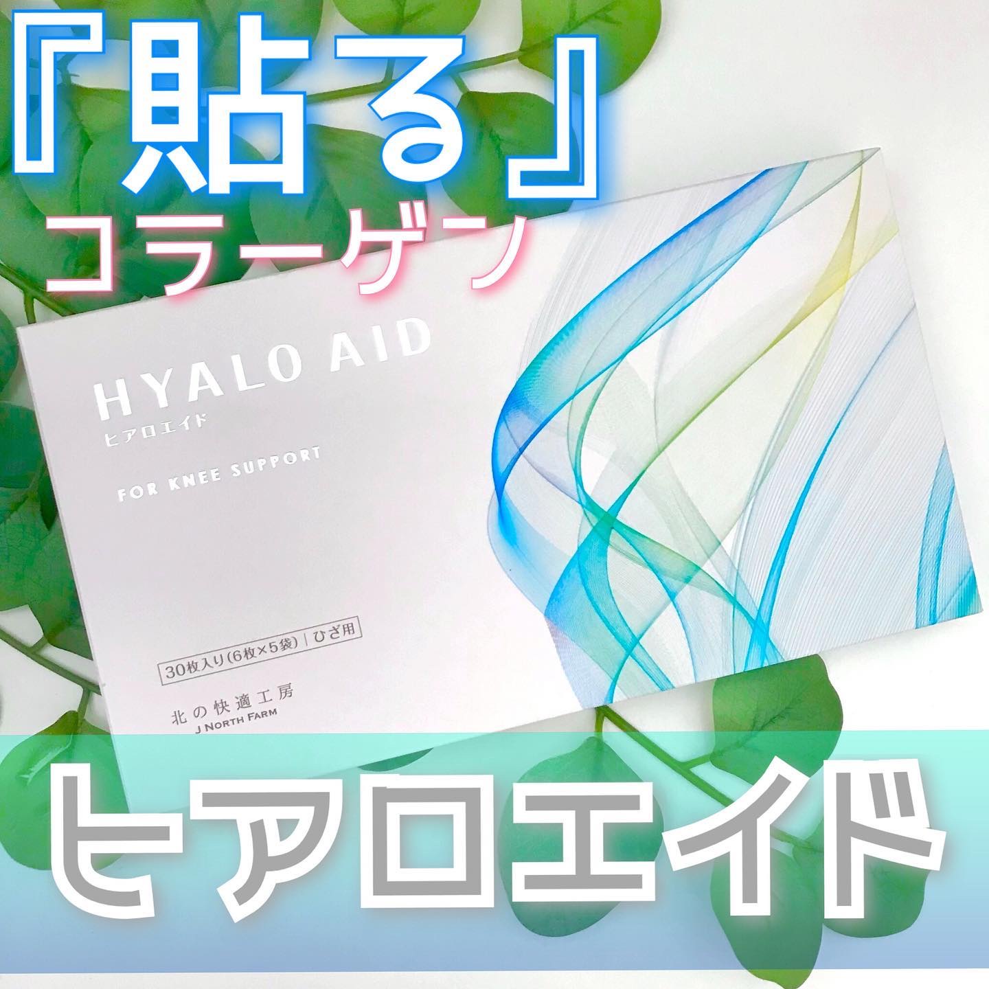 HYALO AID ヒアロエイドひざ用30枚入り 新発売】膝に直接貼るジェルシート