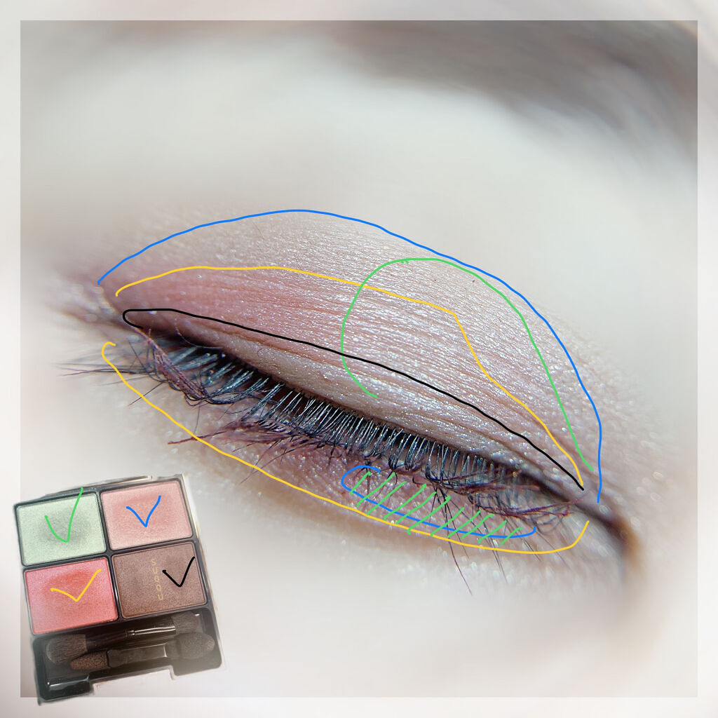 デザイニング カラー アイズ/SUQQU/アイシャドウパレットを使ったクチコミ（2枚目）