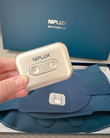 NIPLUX WAISTURELAXのクチコミ「〖WAISTURELAX〗

支えながらケア！電動腰サポート🫶🏻🌟
┈┈┈┈┈┈┈┈┈┈┈┈┈.....」（2枚目）