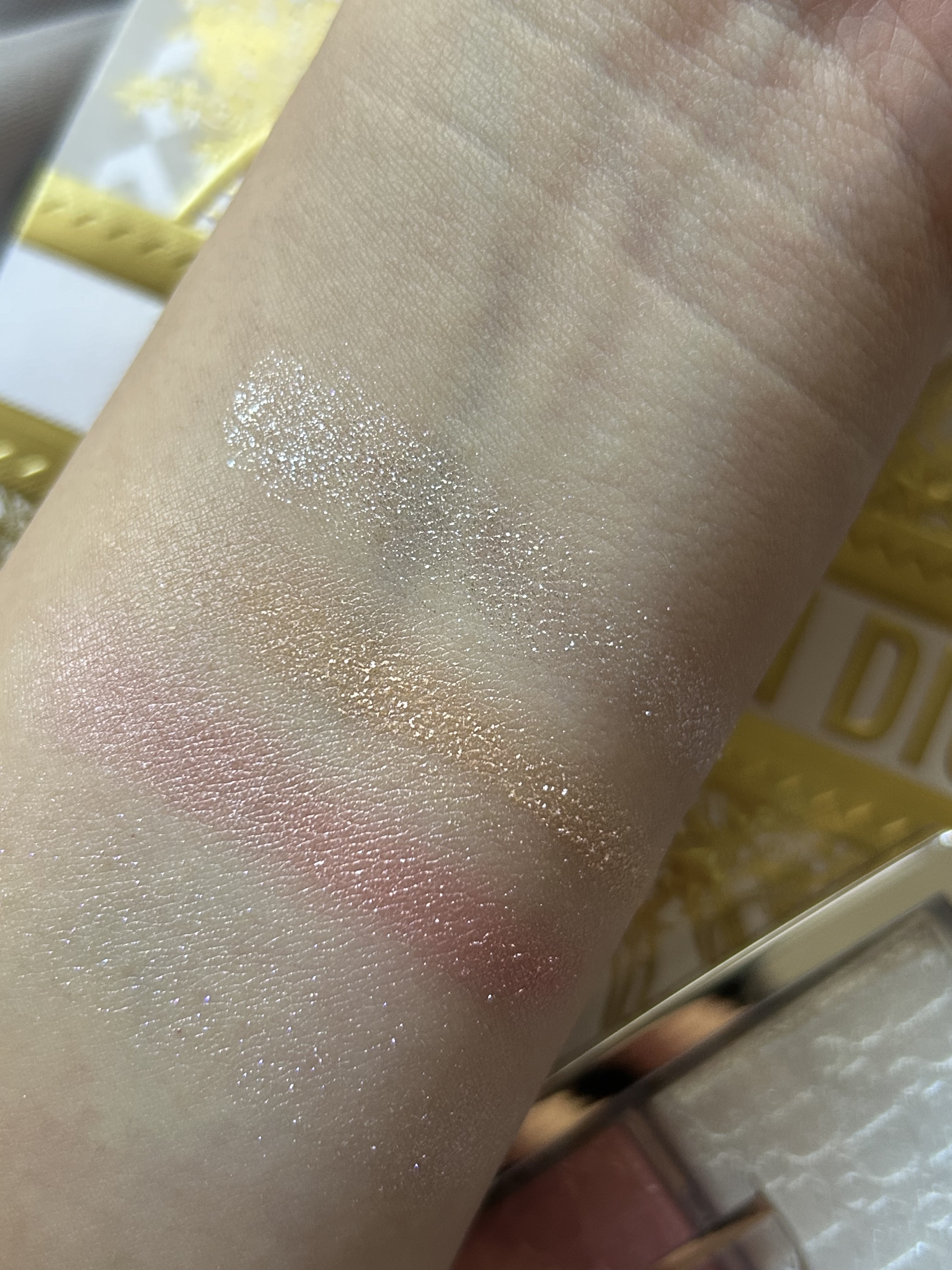 ディオール バックステージ フェイス グロウ パレット/Dior/ハイライトを使ったクチコミ（2枚目）