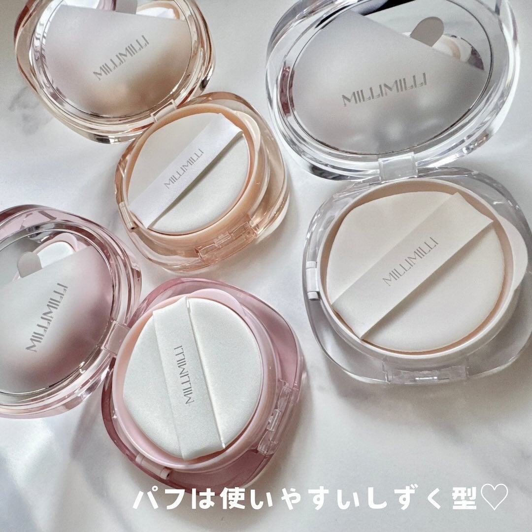 ツートンクッション/MILLIMILLI/クッションファンデーションを使ったクチコミ(3枚目)