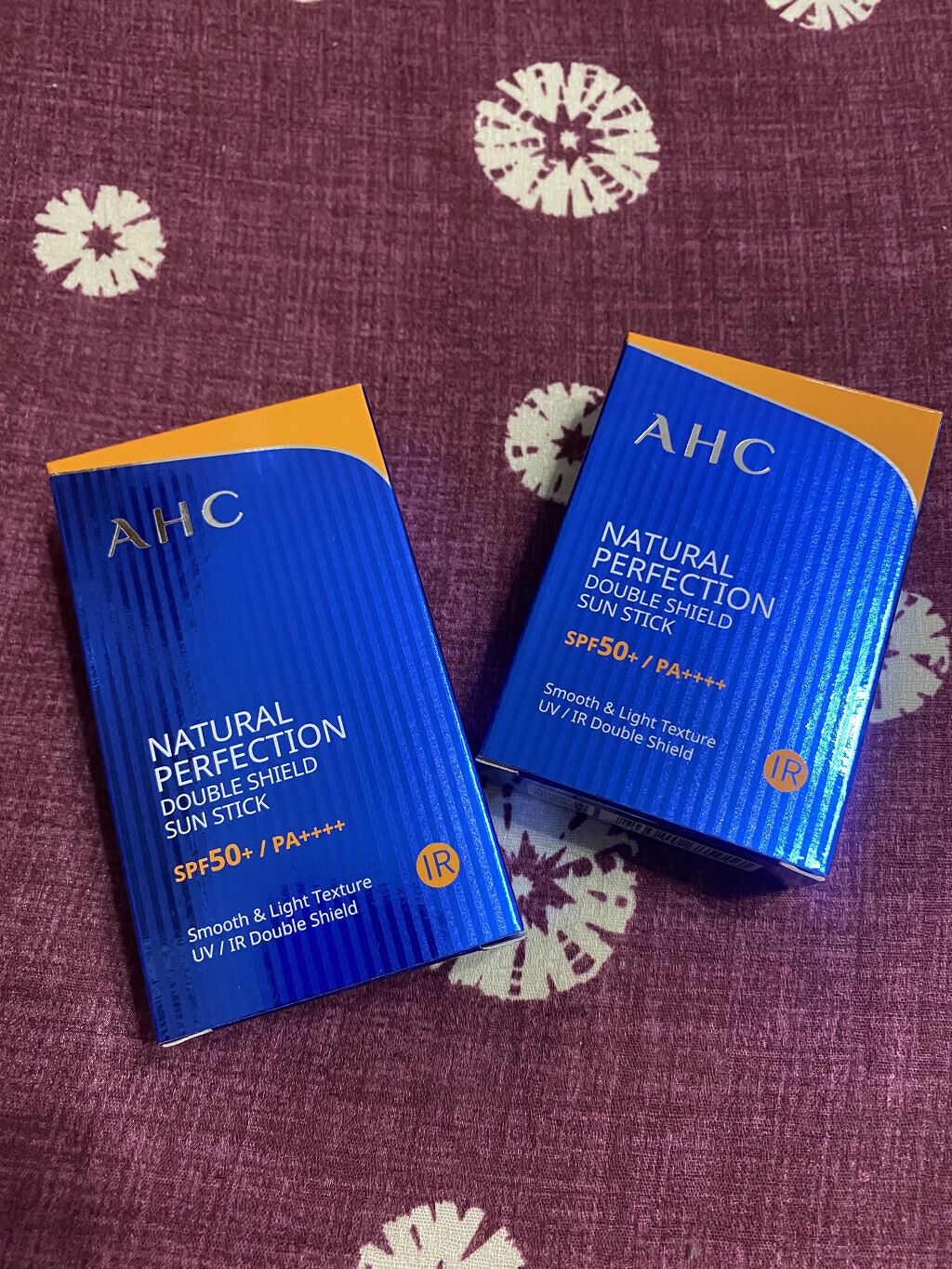  ナチュラルパーフェクションフレッシュサンスティック/AHC/日焼け止めスティックを使ったクチコミ（1枚目）