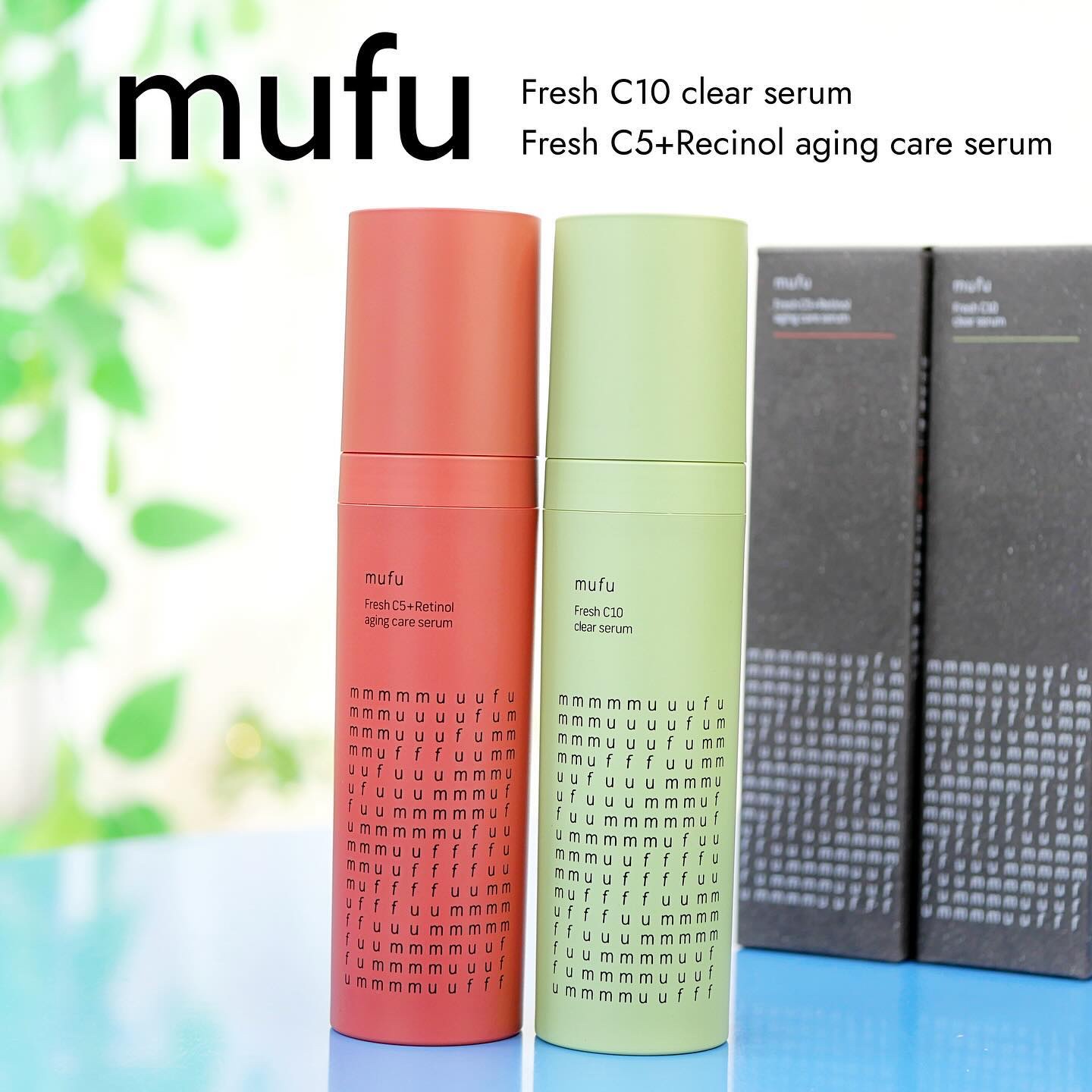 生ビタミンⅭ5+レチノールウォーターベース美容液/mufu/美容液を使ったクチコミ（1枚目）