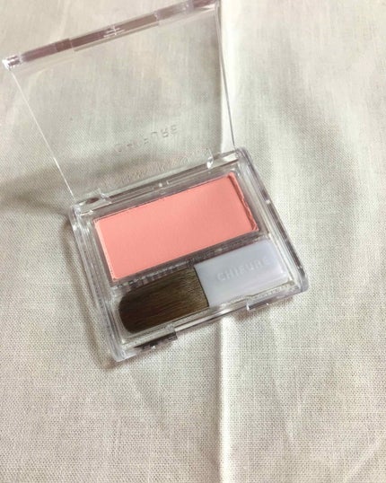 チーク カラー(ブラシ付)/ちふれ/パウダーチークを使ったクチコミ(1枚目)