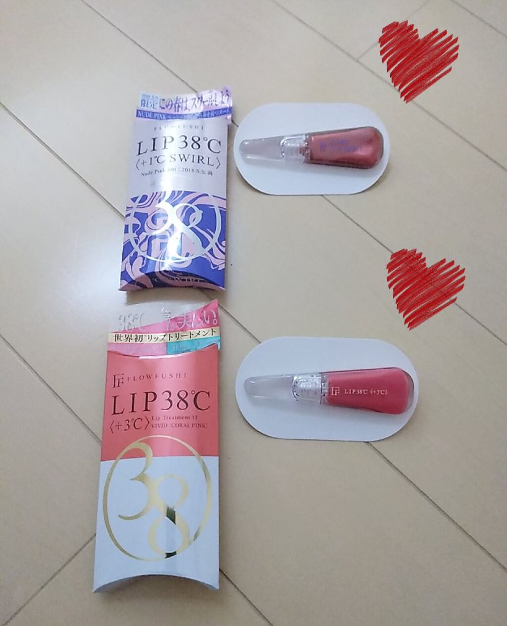 38°C / 99°F リップトリートメント (リップ美容液)/UZU BY FLOWFUSHI/リップケアを使ったクチコミ（2枚目）