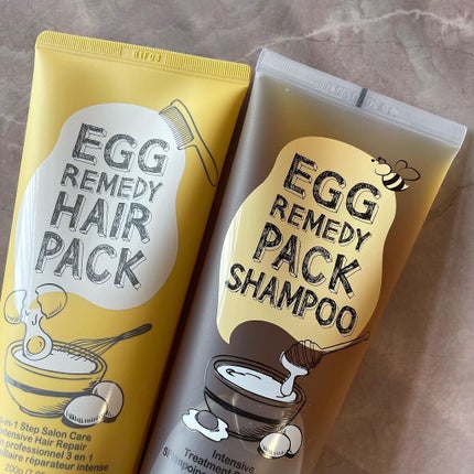 エッグレミディ パックシャンプー/too cool for school/市販シャンプーを使ったクチコミ(4枚目)