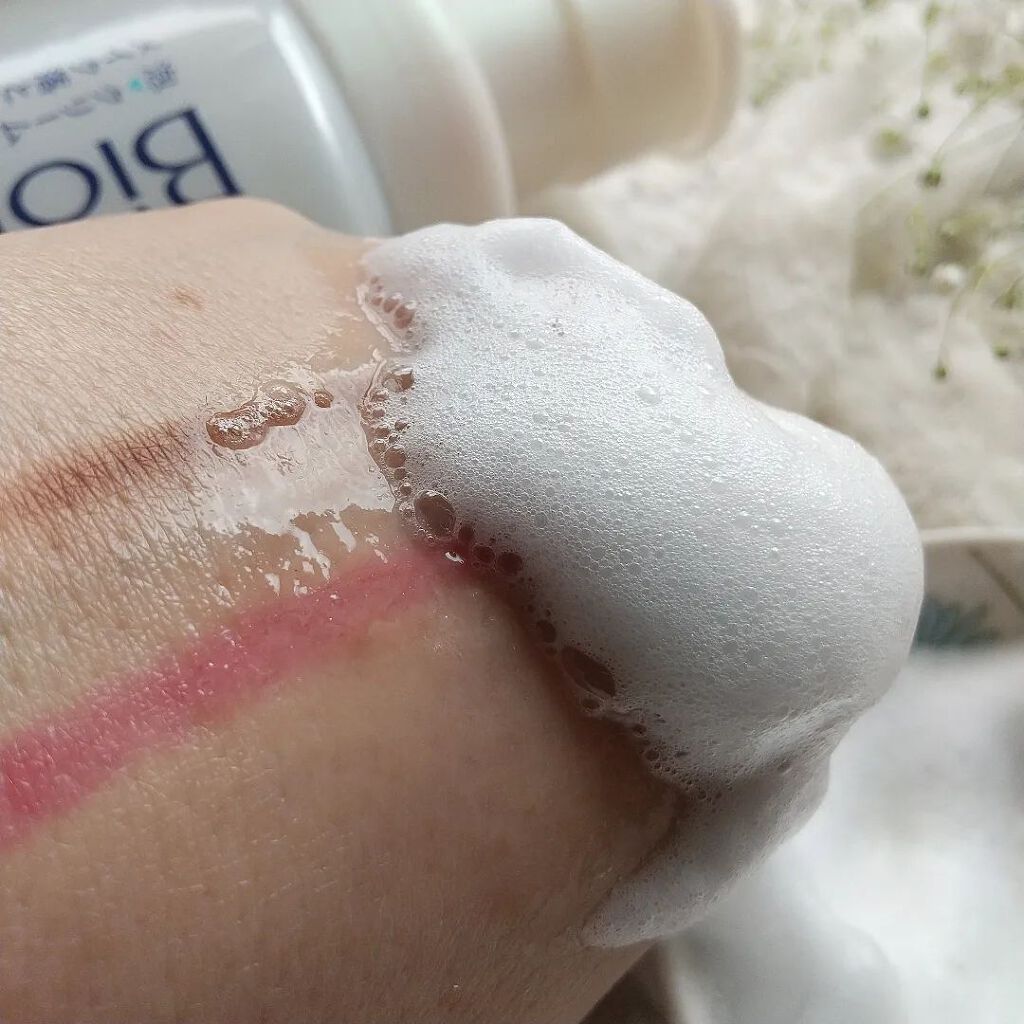 泡クリームメイク落とし/ビオレ/クレンジングクリームを使ったクチコミ（3枚目）