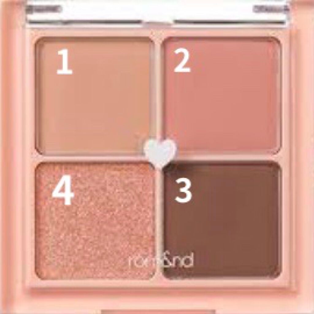 ベターザンアイズ/rom&nd/アイシャドウパレットを使ったクチコミ(3枚目)