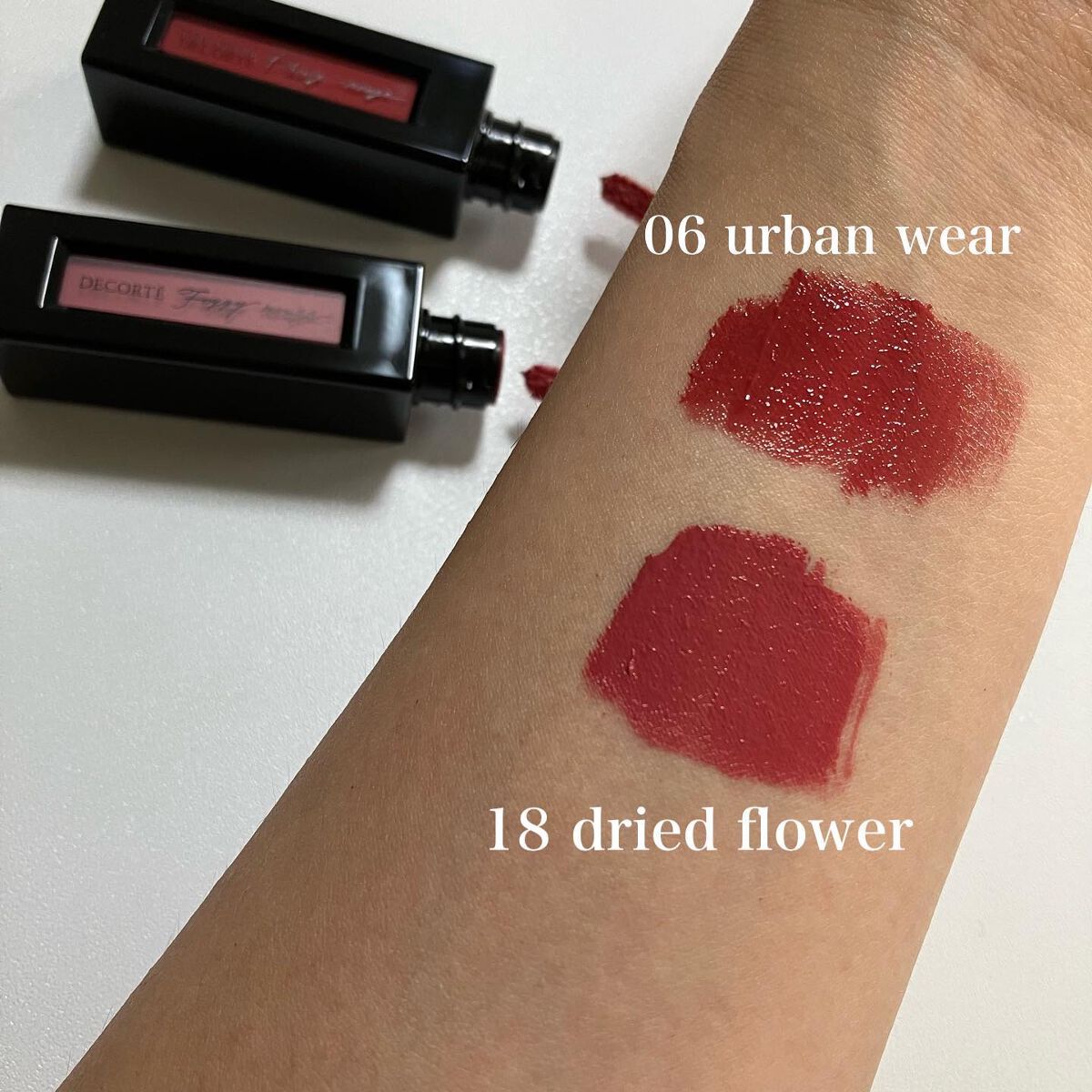 ルージュ デコルテ リキッド/DECORTÉ/口紅を使ったクチコミ（3枚目）