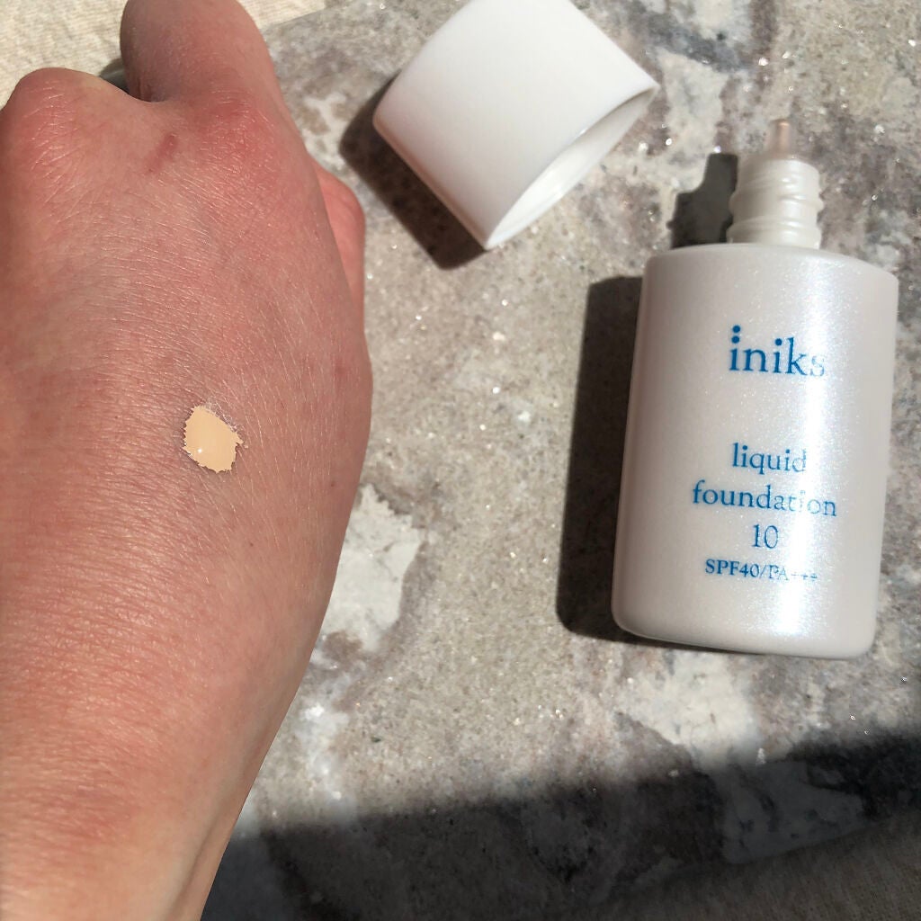 リキッド ファンデーション/iniks/リキッドファンデーションを使ったクチコミ(2枚目)