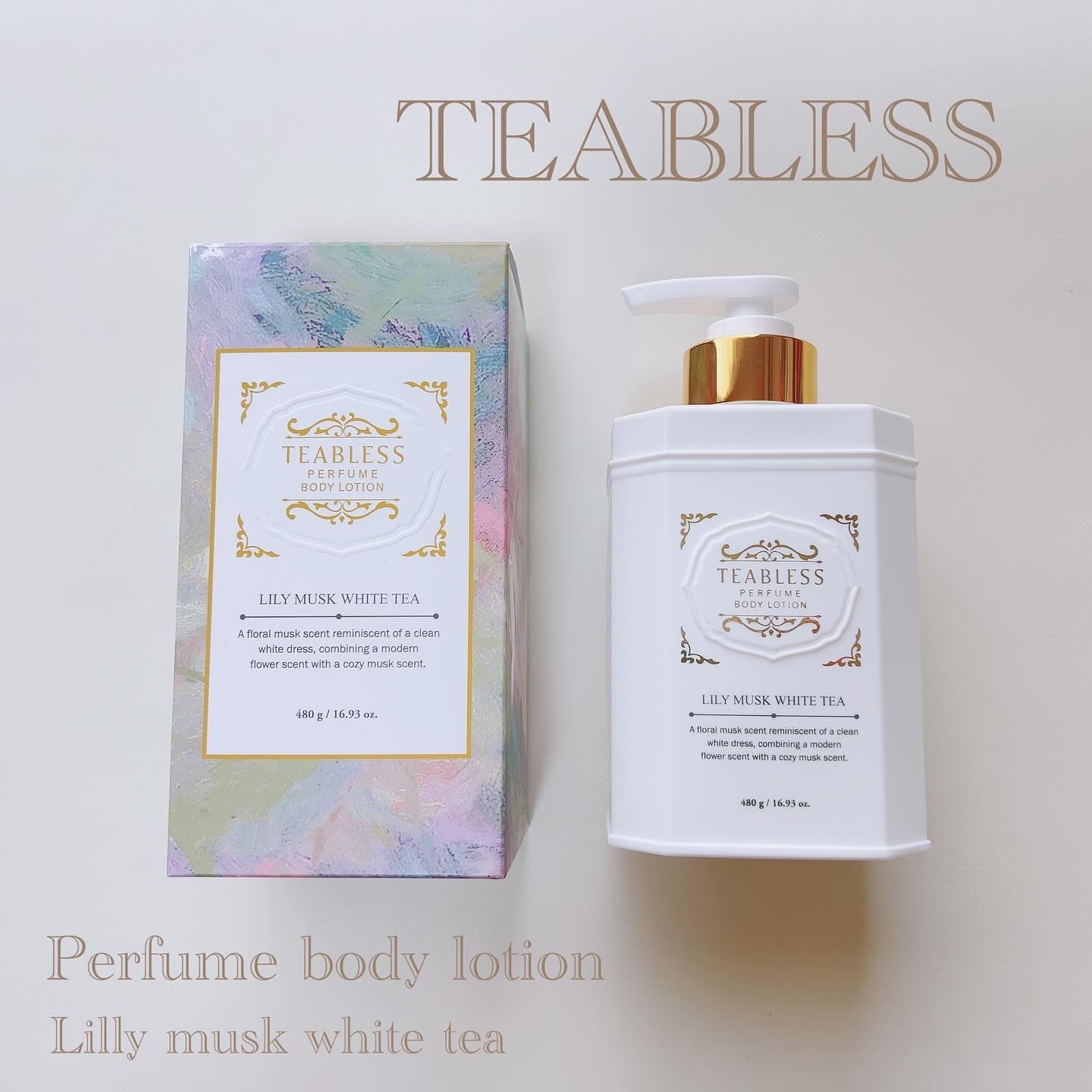 パフュームボディローション リリィムスクホワイトティー/TEABLESS/ボディローションを使ったクチコミ（1枚目）