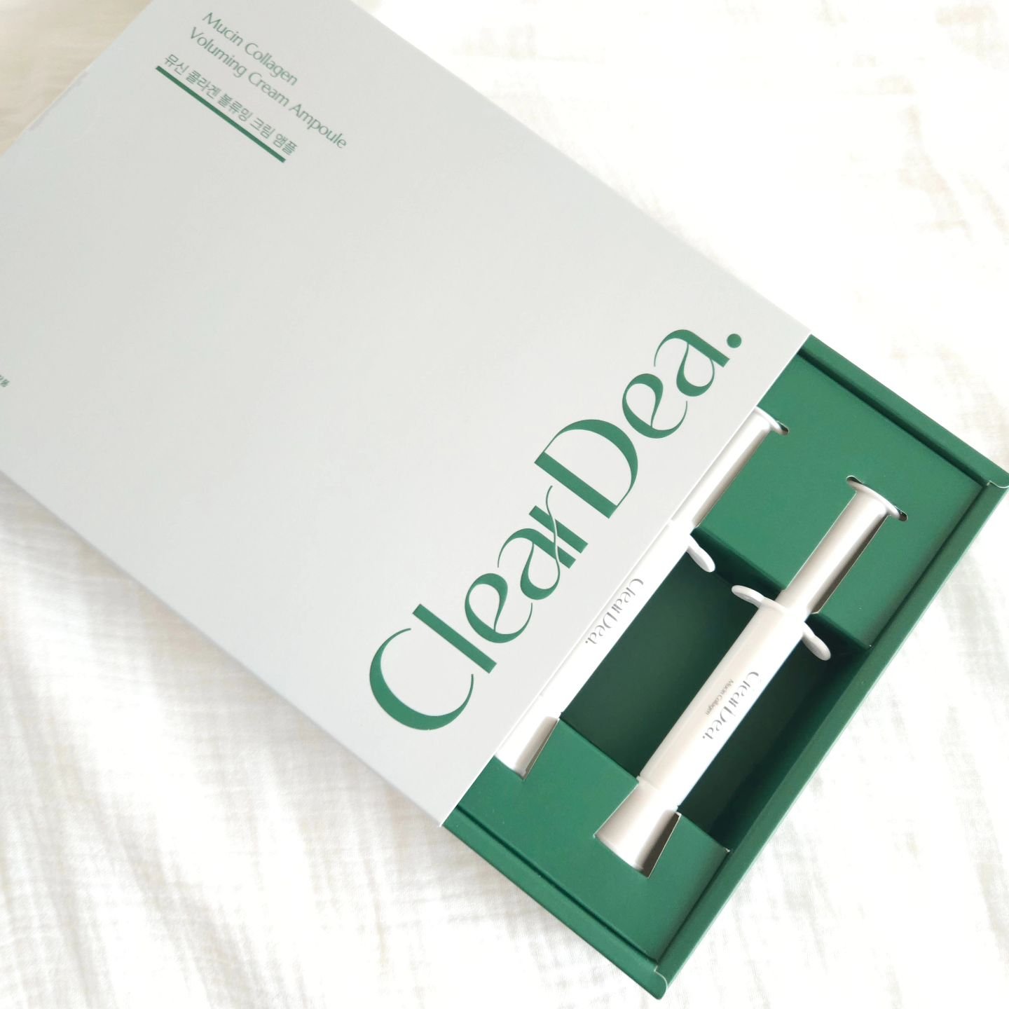 ミューシンコラーゲンボリューミングクリームアンプル/ClearDea./美容液を使ったクチコミ（1枚目）