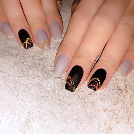 グレースジェル マットトップ/グレースジェル/ジェルネイルを使ったクチコミ(3枚目)