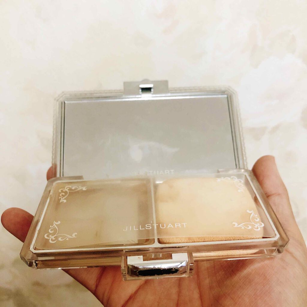 エヴァーラスティングシルク パウダーファンデーション クリスタルパーフェクション 103 nude/JILL STUART/パウダーファンデーションを使ったクチコミ（2枚目）