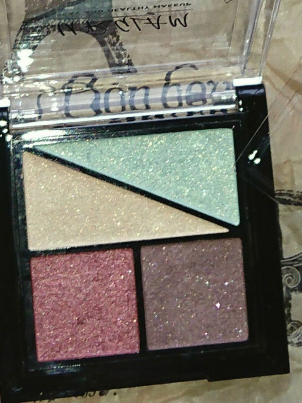 UR GLAM　VELVET EYE COLOR PALETTE スモーキーレッド/U R GLAM/アイシャドウパレットを使ったクチコミ（2枚目）