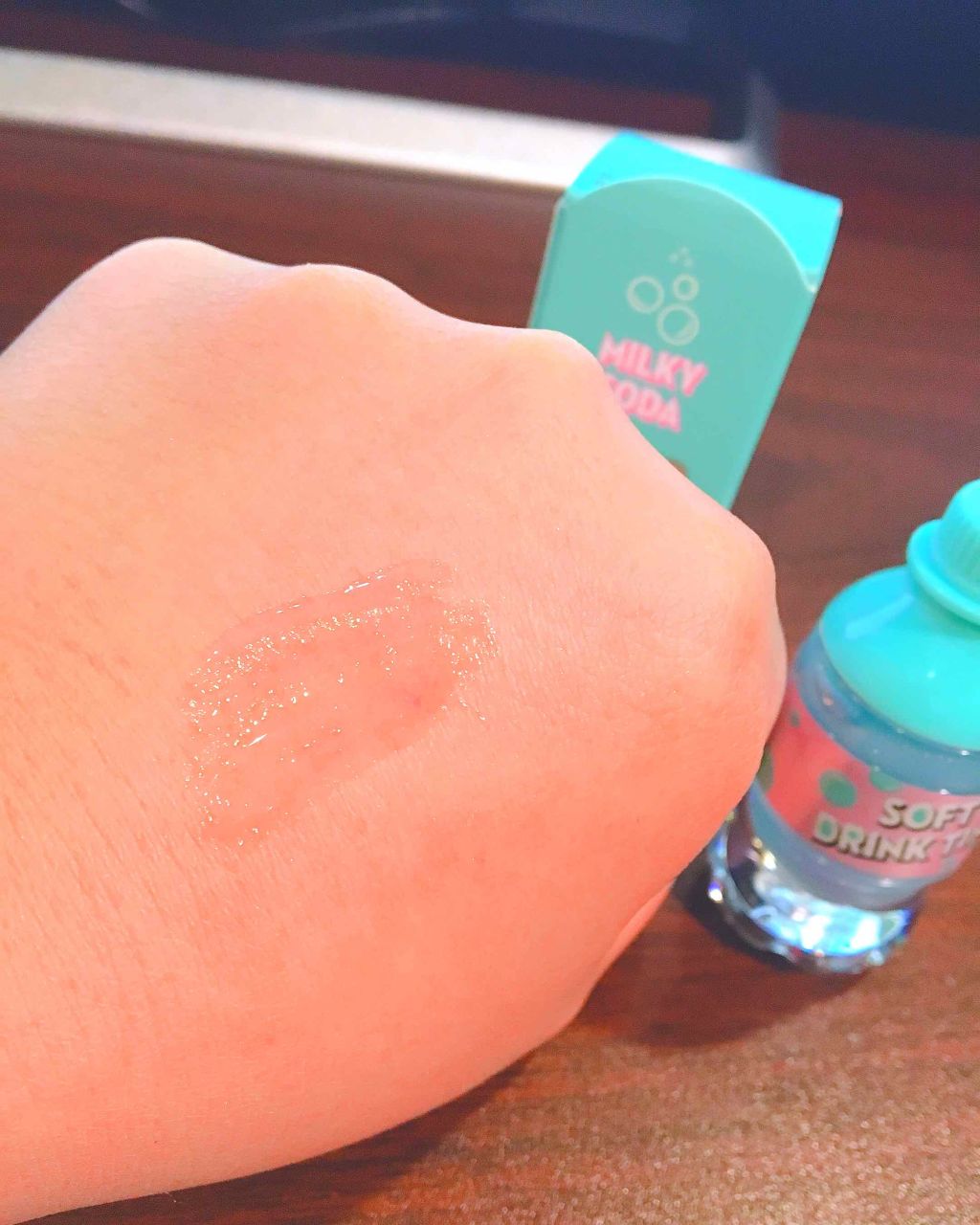 ソフトドリンクティント/ETUDE/リップグロスを使ったクチコミ（2枚目）