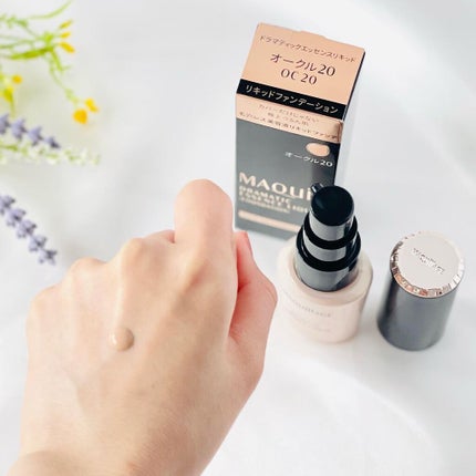 ドラマティックエッセンスリキッド/マキアージュ/リキッドファンデーションを使ったクチコミ(4枚目)