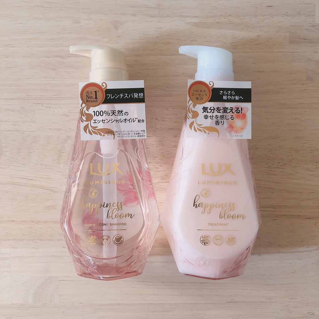 ルミニーク ハピネスブルーム シャンプー／トリートメント/LUX/市販シャンプーを使ったクチコミ（1枚目）