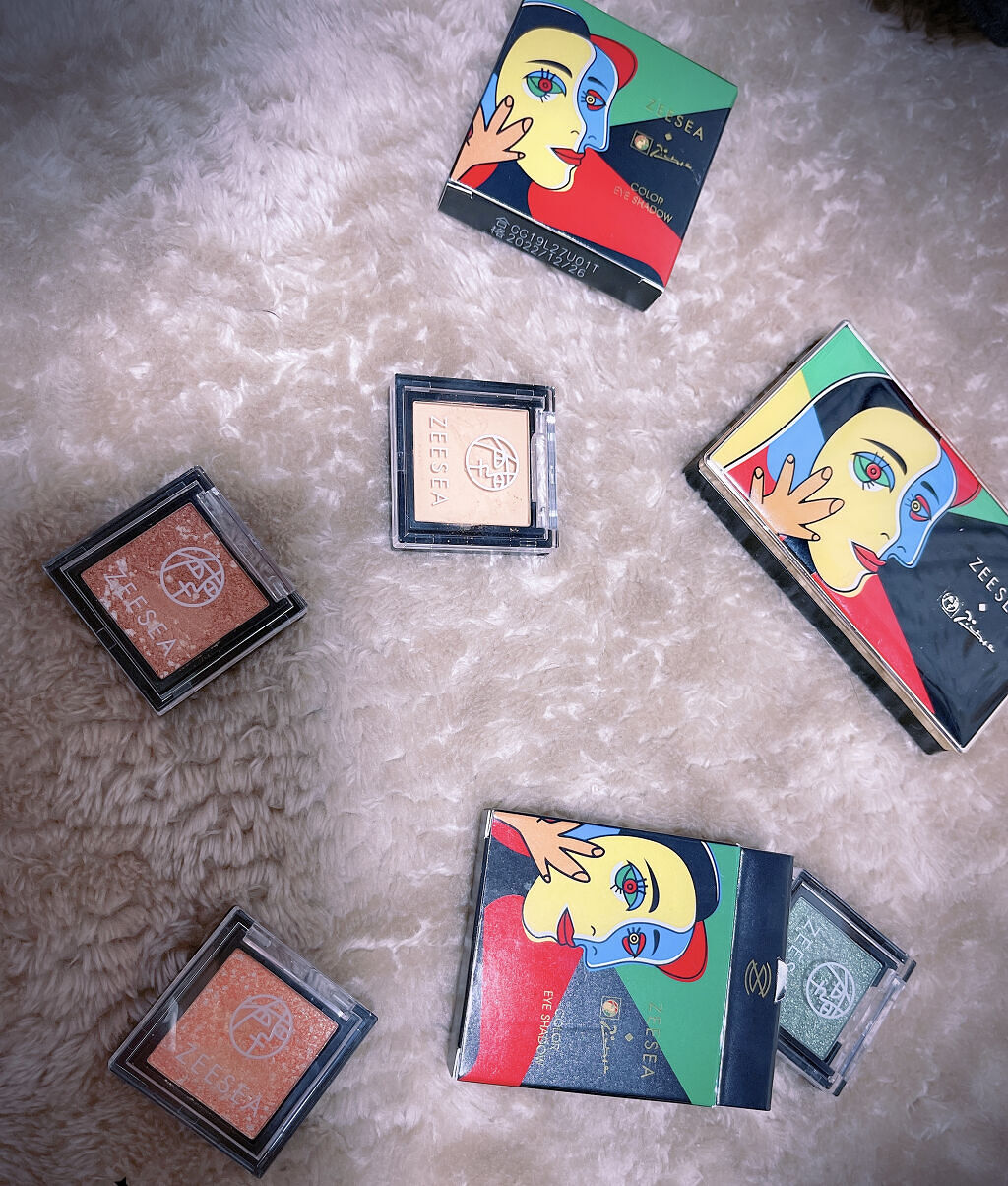 ZEESEA ×PICASSO COLOR EYE SHADOW 単色/ZEESEA/単色アイシャドウを使ったクチコミ（1枚目）