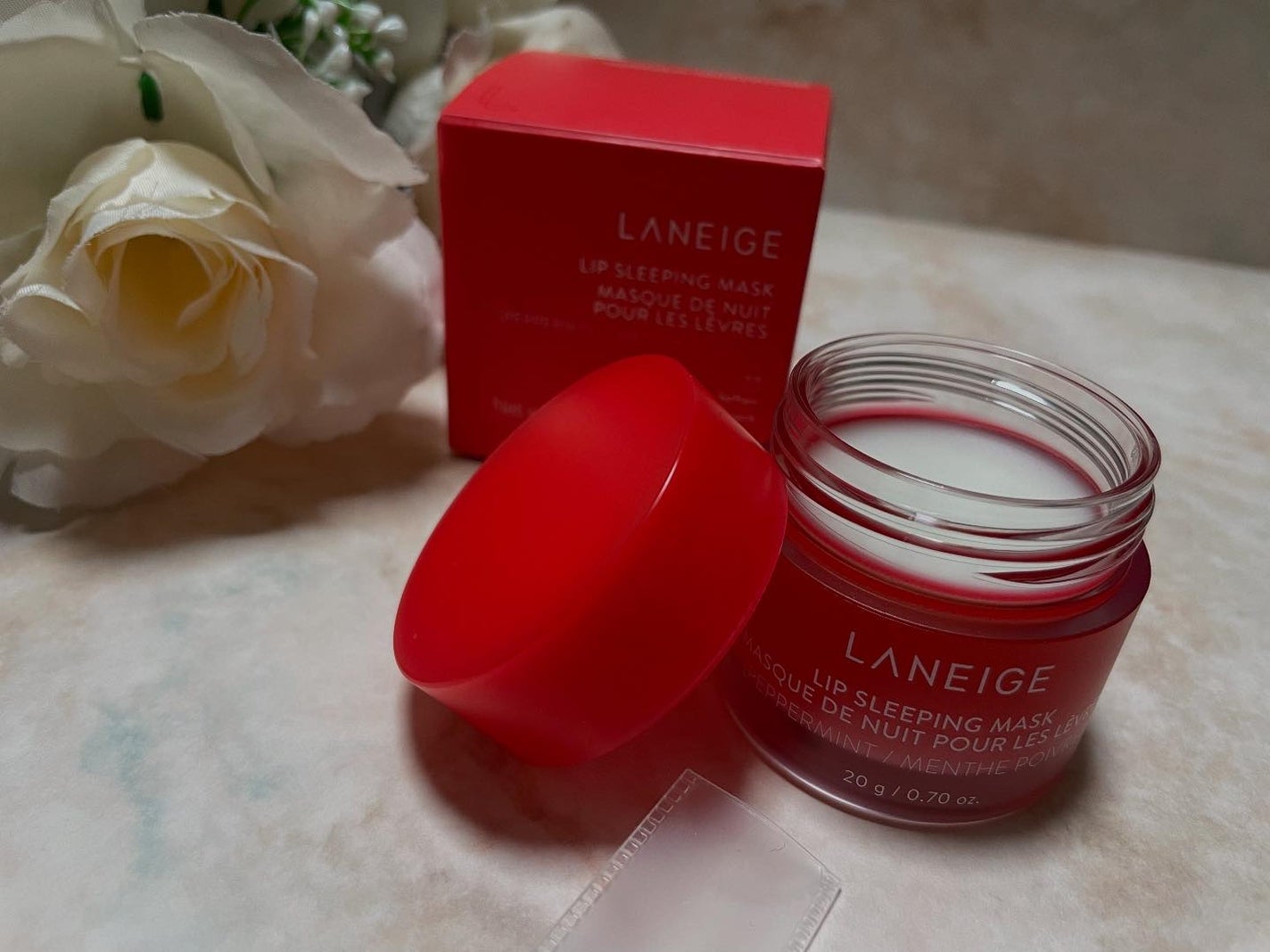 ぱすかる on LIPS 「ラネージュリップスリーピングマスクペパーミント〈リップマスク〉..」(2枚目)