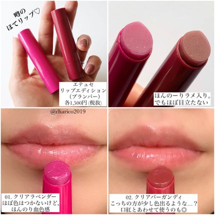 エテュセ リップエディション(プランパー)リッチスタイル/ヘルシースタイル/ettusais/リップケアを使ったクチコミ(3枚目)