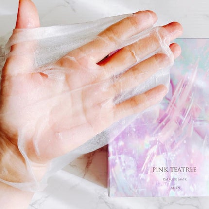 ピンクティーツリーマスクパック/APLIN/シートマスク・パックを使ったクチコミ(4枚目)
