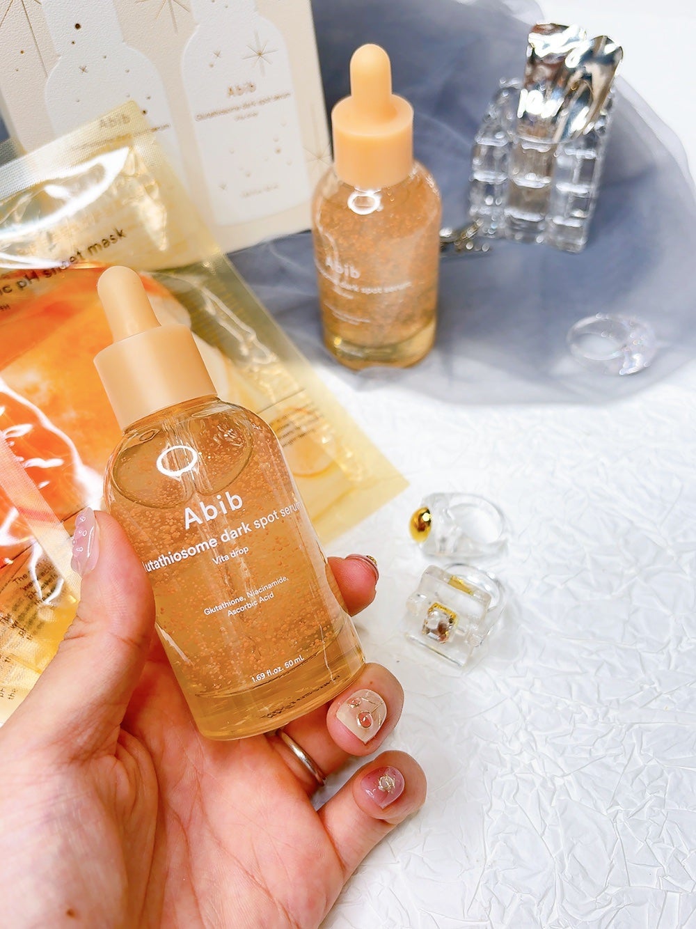 アビブ グルタチオンソームダークスポットセラムビタドロップ/Abib /美容液を使ったクチコミ(2枚目)