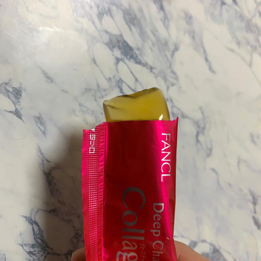 ディープチャージ  コラーゲン スティックゼリー/ファンケル/美容サプリメントを使ったクチコミ（3枚目）