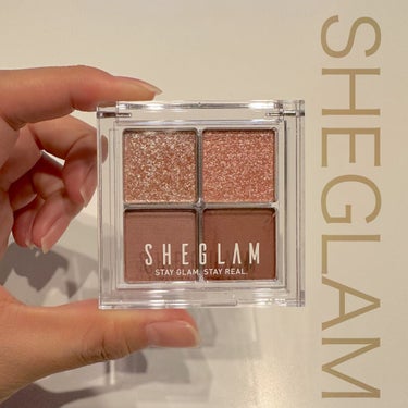 SHEINコスメの
SHEGLAM購入してみました💄😌

SHEGLAM
Cosmic Crystal 4色アイシャドウパレット

マット2色、ラメ2色で
発色も良くてかわいい色味でいい🥰

値段も56