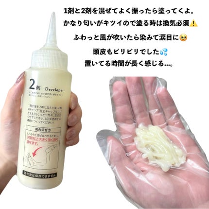 リーゼ ティントカラージェル/リーゼ/ヘアカラーを使ったクチコミ(4枚目)