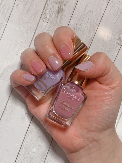 ファンデーションカラーズ/キャンメイク/マニキュアを使ったクチコミ(2枚目)