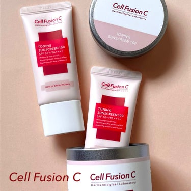 Cell Fusion C(セルフュージョンシー) トーニングサンスクリーン100のクチコミ「さらっと心地よく💗ナチュラル華やかUV🌸
━━━━━━━━━━━━━━━
Cell Fusio.....」（1枚目）