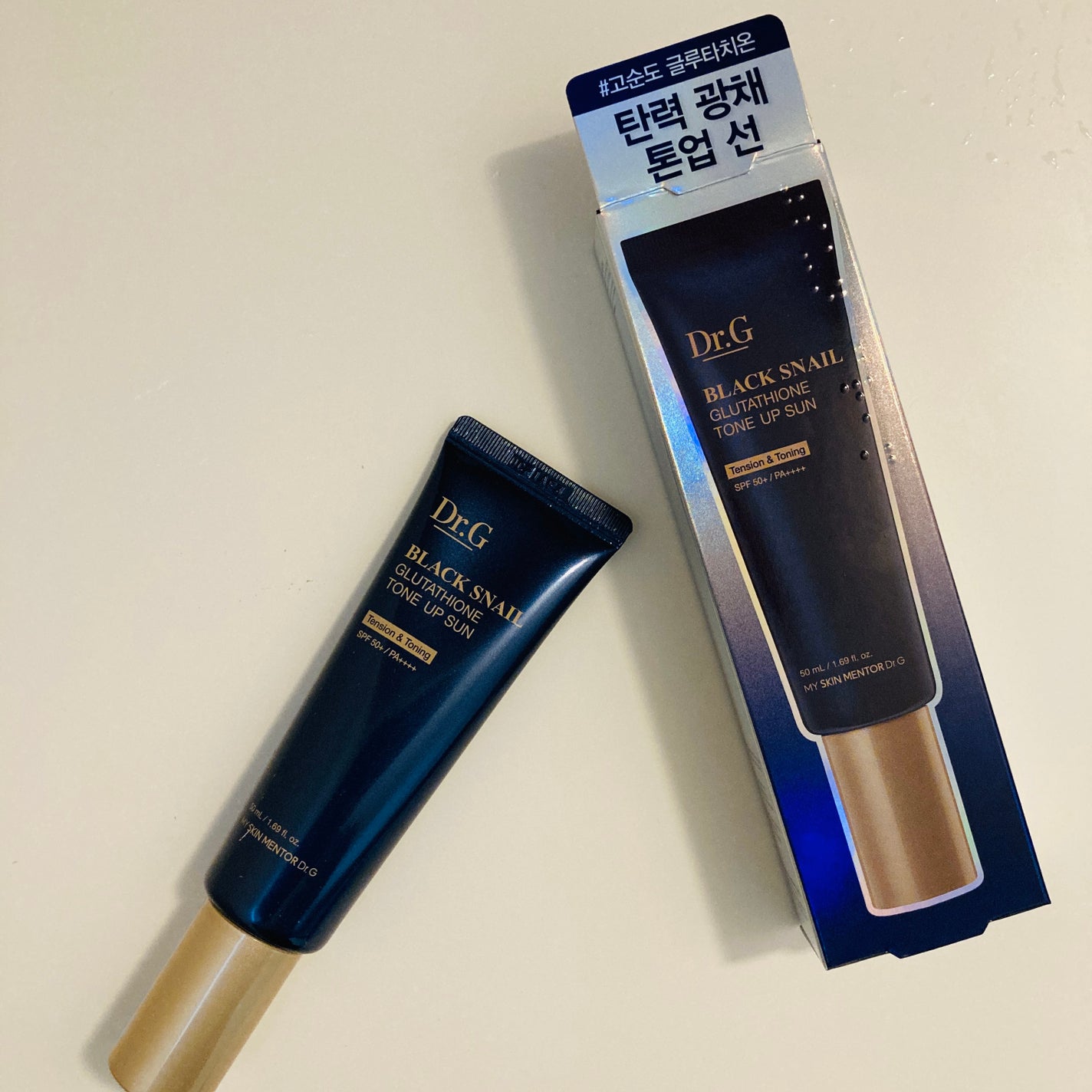 ブラックスネイルグルタチオントーンアップサン/Dr.G/日焼け止めクリームを使ったクチコミ(8枚目)