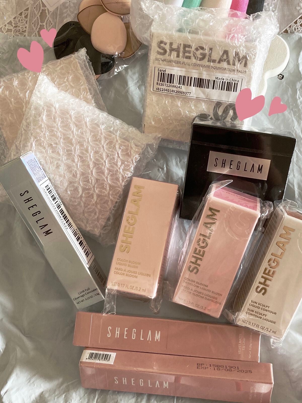 ちびび on LIPS 「【SHEGLAM買った??】ようやく届いたーー😆インスタの海外..」(2枚目)