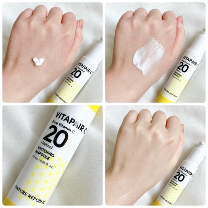 ビタペアC ビタレチ美容液/ネイチャーリパブリック/美容液を使ったクチコミ(4枚目)