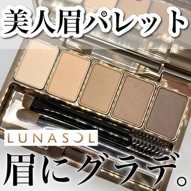 スタイリングアイゾーンコンパクト/LUNASOL/アイシャドウパレットを使ったクチコミ（1枚目）