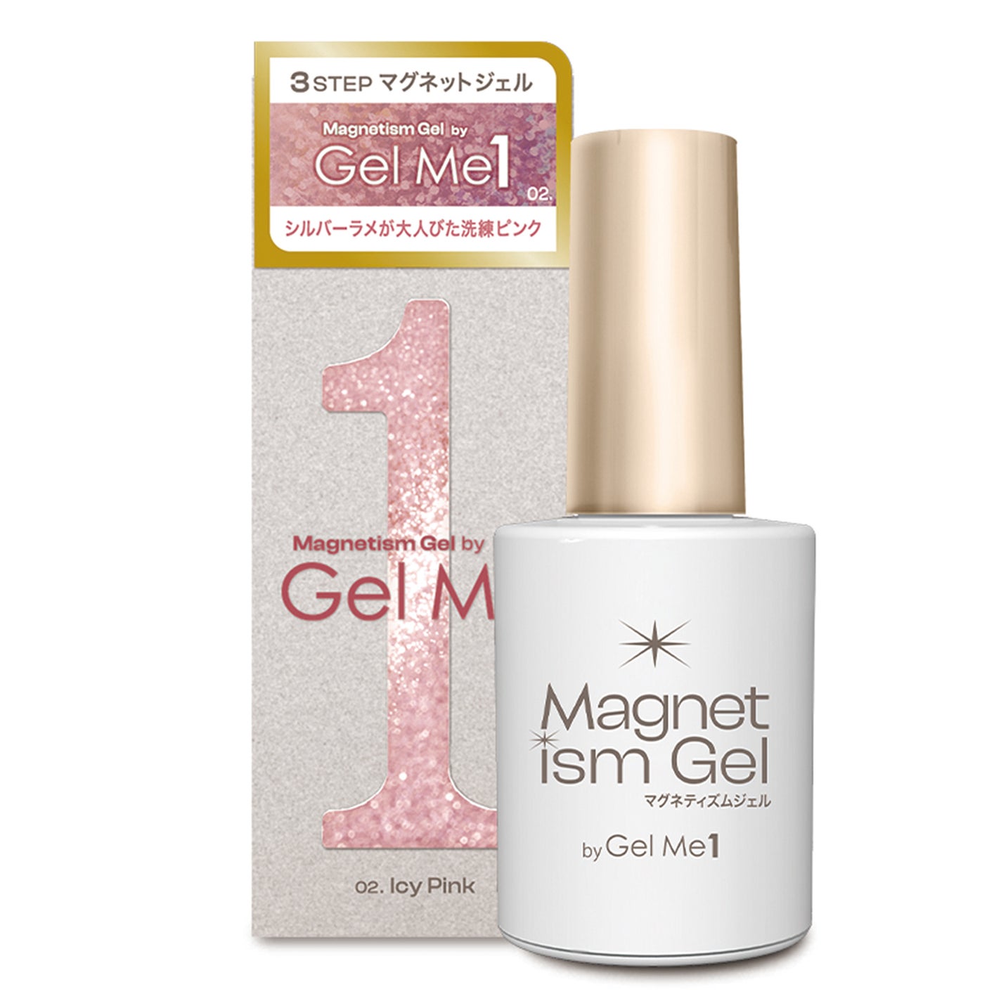 マグネティズムジェル バイ ジェルミーワン GMG3-02 Icy Pink / アイシーピンク