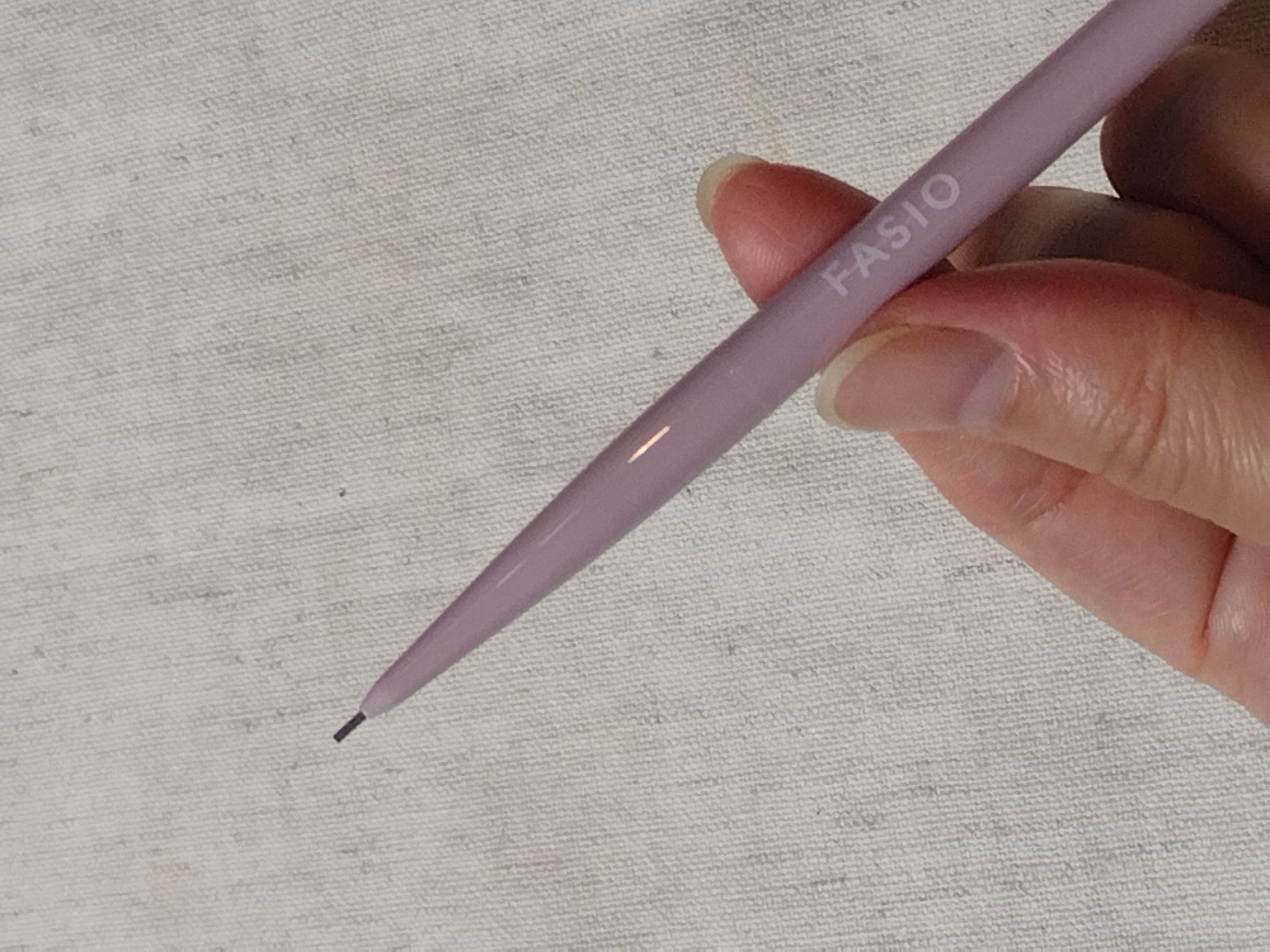 ウォータープルーフ アイブロウ(超極細芯)/FASIO/アイブロウペンシルを使ったクチコミ（3枚目）