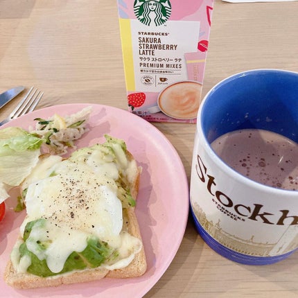 プレミアム ミックス サクラ ストロベリー ラテ/スターバックス リザーブ/その他を使ったクチコミ(7枚目)