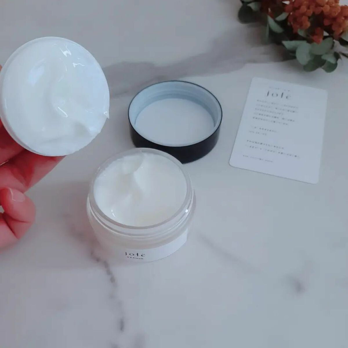 jote ♭2 (フラット2)Cream 《金木犀の香り》/jote/フェイスクリームを使ったクチコミ(3枚目)