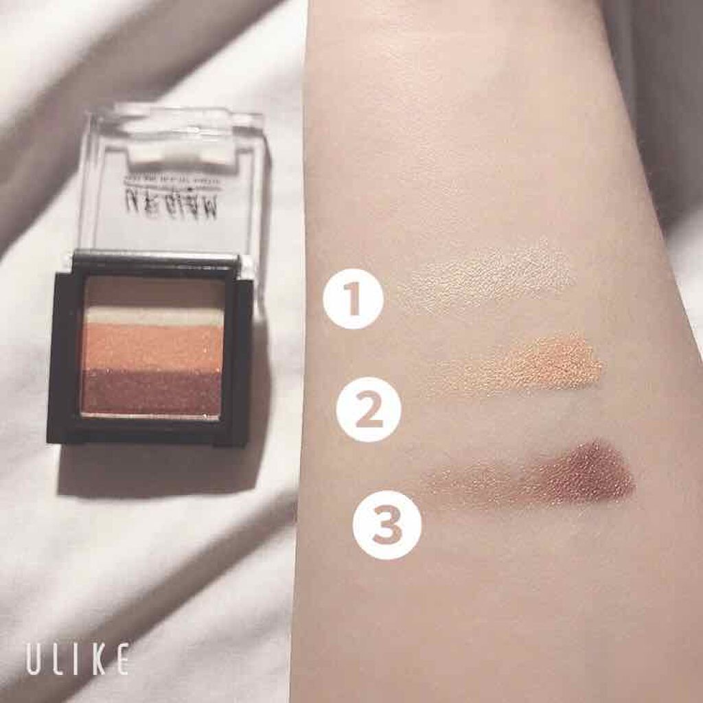 トーンアップアイシャドウ/CEZANNE/アイシャドウパレットを使ったクチコミ（3枚目）