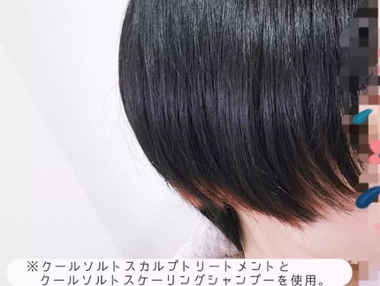 クールソルトスケーリングシャンプー/クールソルトスカルプトリートメント/Dr.G/市販シャンプーを使ったクチコミ(5枚目)