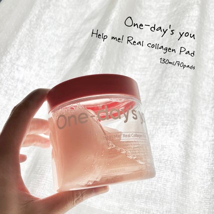 ヘルプミー! リアルコラーゲンパッド/One-day's you/トナーパッドを使ったクチコミ(1枚目)