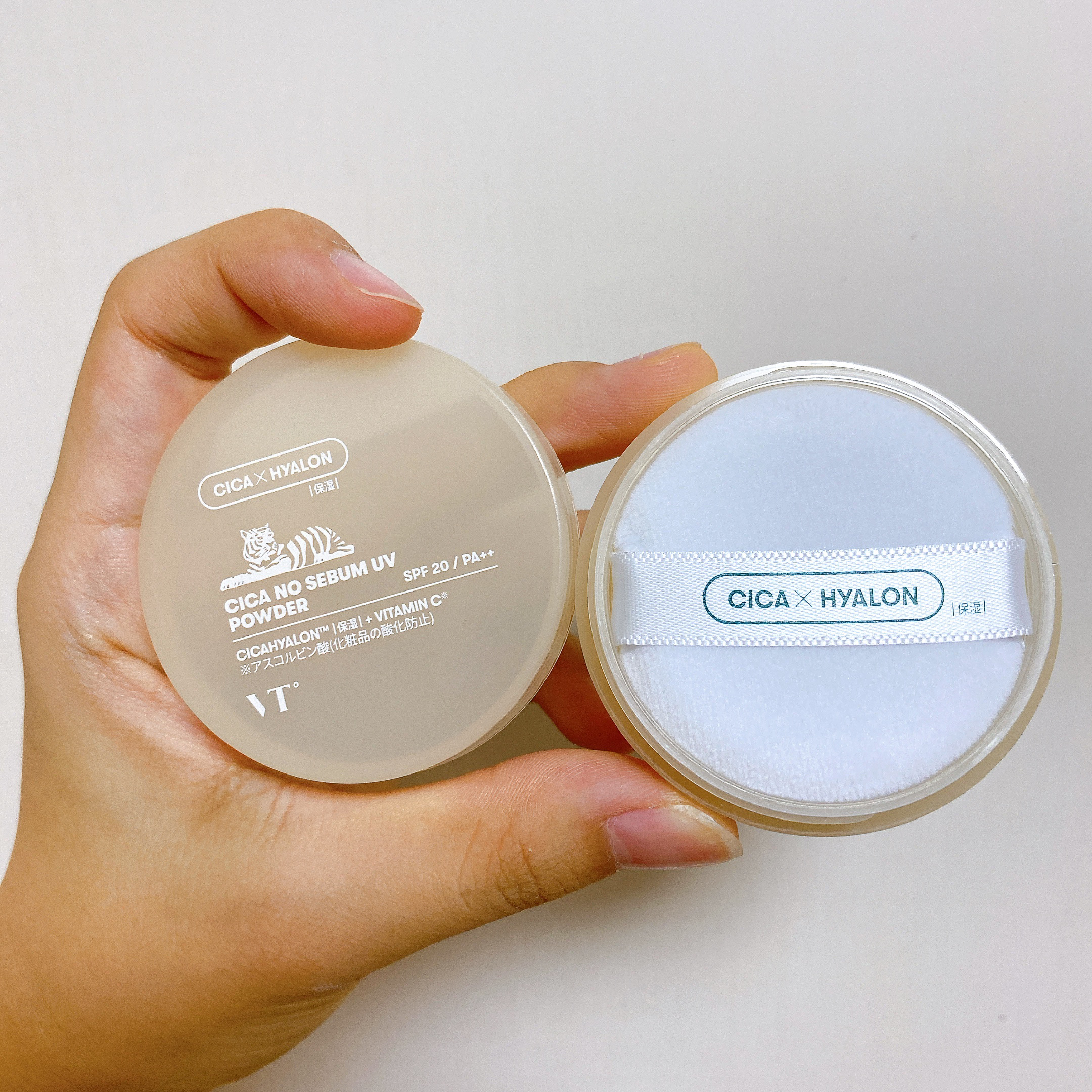 CICAノーセバムUVパウダー/VT/ルースパウダーを使ったクチコミ（1枚目）